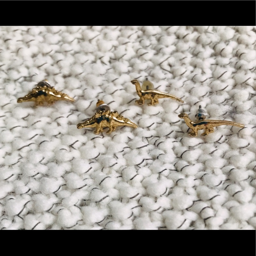2 Sets of Teeny Tiny Dino Earrings!!